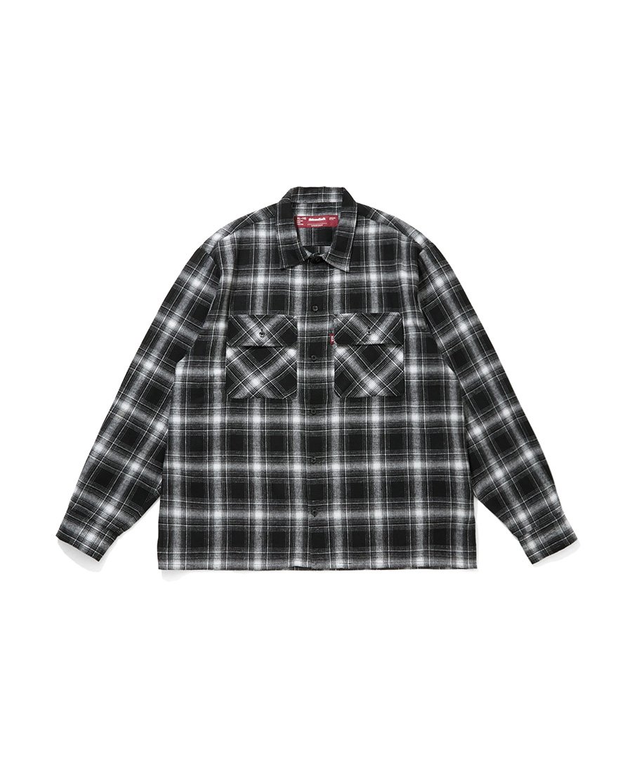 HIDEANDSEEK(ハイドアンドシーク) シャツ Ombre Check L/S Shirt(26ss