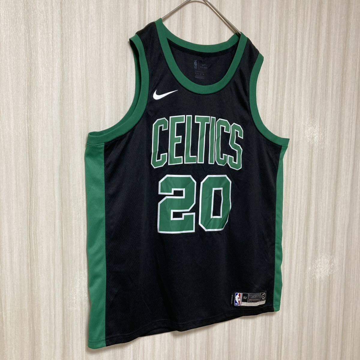 NIKE NBA ボストン・セルティックス ゲームシャツ タンクトップ 黒緑XL