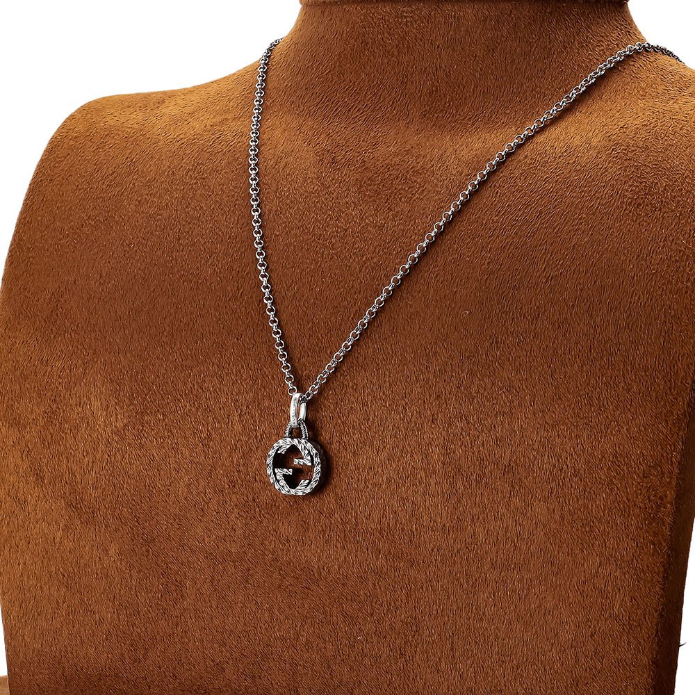 グッチ GUCCI インターロッキングG ペンダント ネックレス 455535