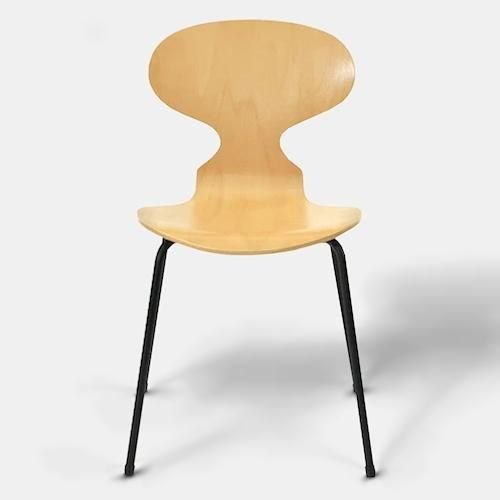 アルネ・ヤコブセン/AntChairアントチェアマットブラックレッグ