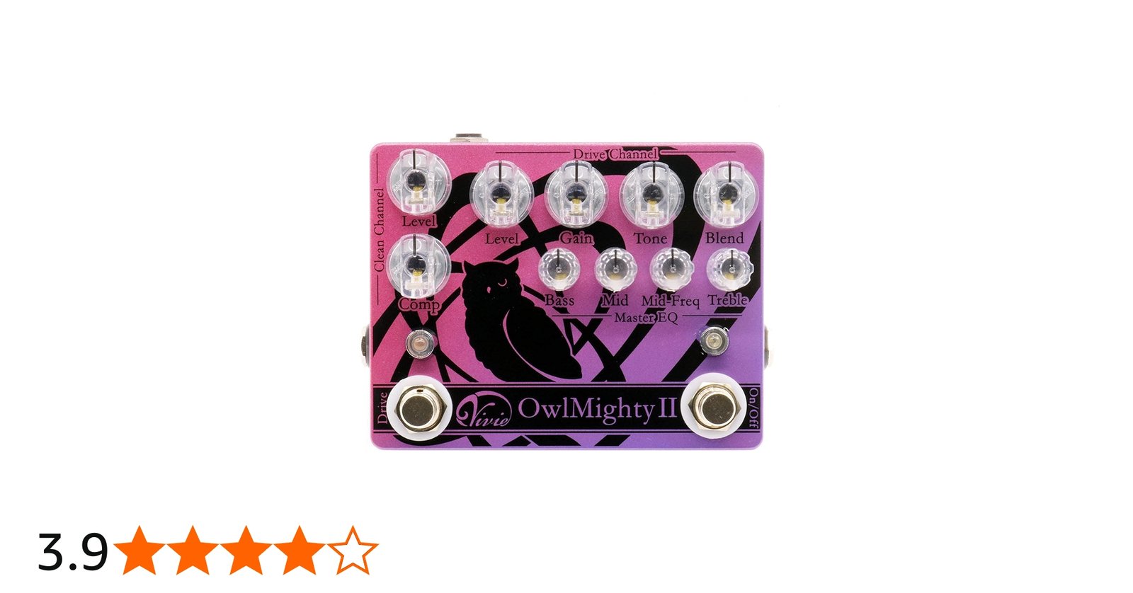 Amazon | Vivie OwlMighty II -BassPreamp- | ベースプリアンプ | 楽器