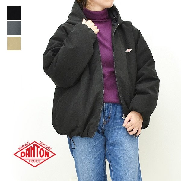 DANTON ダントン フード ショートダウンジャケット DT-A0530TET