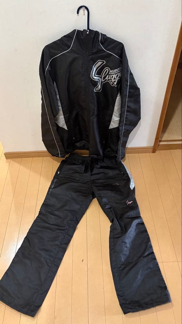 久保田スラッガー ウエア 上下セット ジャケット パンツ ブラック 久保田スラッガー（KUBOTA SLUGGER） 野球 ウェア ウエア ジャージ